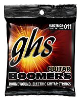 GHS STRINGS GBM GUITAR BOOMERS набор струн для электрогитары, никелированная сталь, 11-50