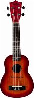 VESTON KUS100 SUNRISE укулеле, сопрано, махагони, оранжевый санберст