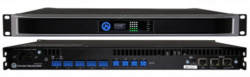LEA Professional CONNECT 84D усилитель инсталляционный, DSP, 4 кан. 80Вт@4/8/16Ом и 70/100В, 40Вт@2Ом, увелич. мощности 1 из кан
