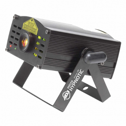 American DJ Micro Hypnotic зеленый лазер мощностью 30мВт+красный лазер мощностью 80мВт, проецирует п фото 2