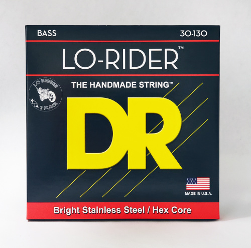 DR MH6-130 LO-RIDER струны для 6-струнной бас-гитары нержавеющая сталь 30 130