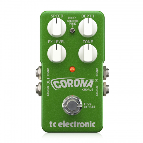 TC ELECTRONIC Corona Chorus TonePrint напольная гитарная педаль эффекта хорус, 3 типа эффекта, функция Toneprint - загрузка из интернета, запись и ред фото 2