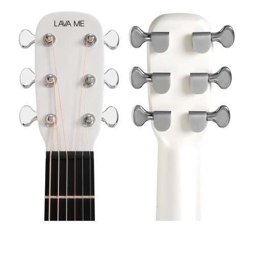 Lava ME 3 36 White трансакустическая гитара с чехлом, 36", цвет белый фото 4