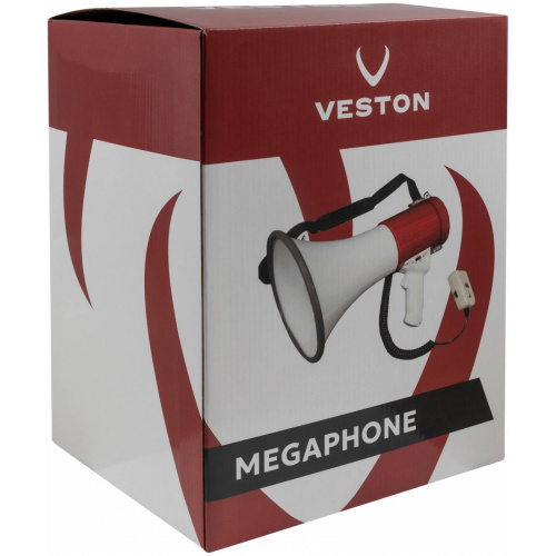 VESTON VMEG-25 REC Мегафон рупорный ручной, 25 Вт, до 600м, функция записи, 8x1.5V SIZE C фото 8