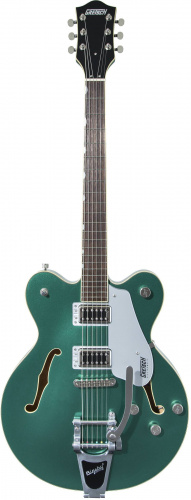 GRETSCH G5622T EMTC CB DC GRG полуакустическая гитара, цвет зелёный