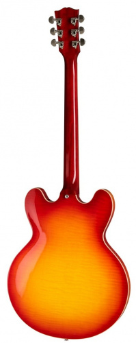 GIBSON 2019 ES-335 Figured, Heritage Cherry гитара полуакустическая, цвет красный в комплекте кейс фото 2