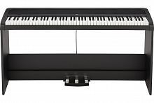 KORG B2SP BK цифровое пианино, взвешенная клавиатура, 12 тембров, педаль, адаптер питания в комплекте, цвет черный, полифония 1