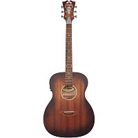 D'Angelico Premier Tammany LS AM электроакустическая гитара, Folk, цвет коричневый