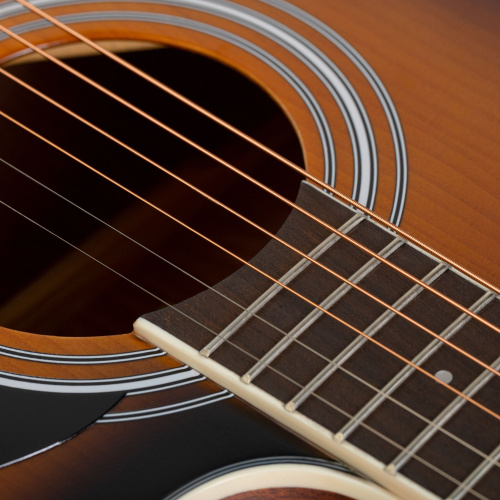 ROCKDALE Aurora D6 C SB Satin акустическая гитара, дредноут с вырезом, цвет санберст, сатиновое покрытие фото 5