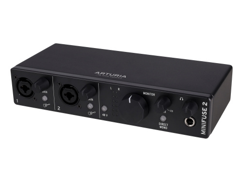 Arturia MiniFuse 2 Black USB аудио интерфейс фото 3