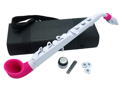 NUVO jSax (White/Pink) саксофон, материал АБС пластик, цвет белый/розовый фото 2