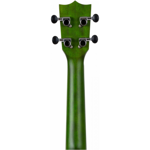 FLIGHT DUC380 CEQ JADE укулеле концерт со звукоснимателем, махагони, цвет зеленый, чехол фото 2