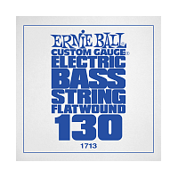 Ernie Ball 1713 струна для бас гитар. никель, Flat Wound калибр 130