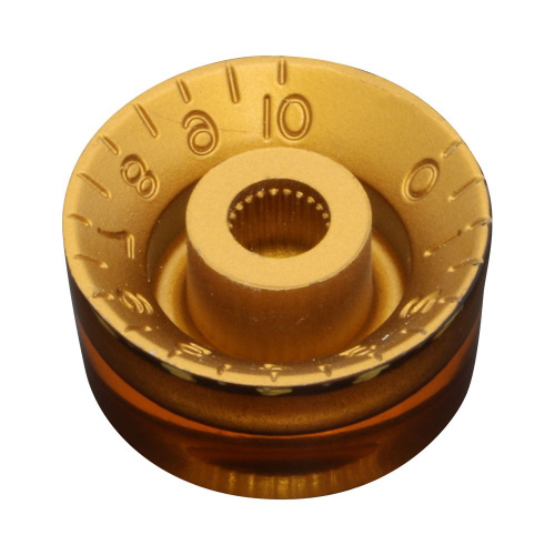 Hosco H-SKA-110I ручка потенциометра Les Paul, цилиндр, amber, фото 2