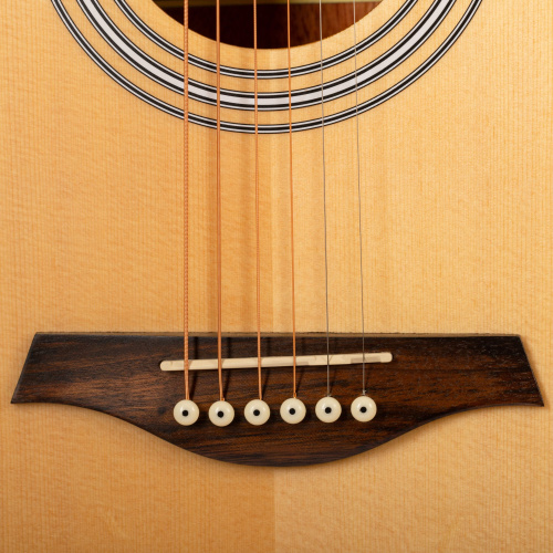 ROCKDALE Aurora D6 Satin NAT акустическая гитара дредноут, цвет натуральный, сатиновое покрытие фото 6