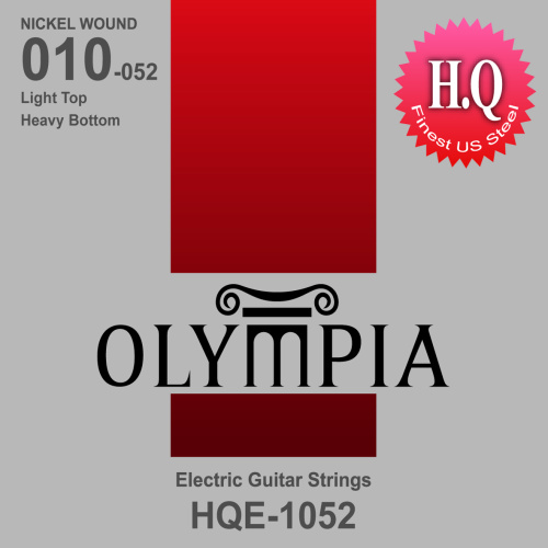 Olympia HQE1052 струны для эл.гитары Nickel Wound (10-13-17-30w-42-52)