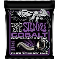 ERNIE BALL 2738 струны для 5-стр. бас-гитары Cobalt Bass Power Slinky (50-135)