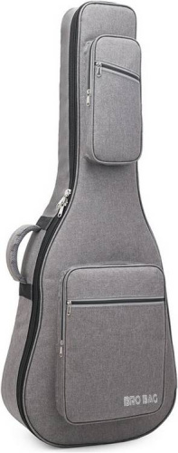 BRO BAG AIX-2141GR Чехол для акустической гитары (дредноут) 4/4, серый