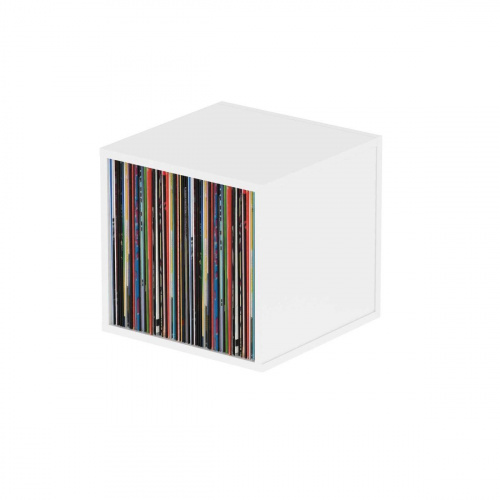 Glorious Record Box White 110 подставка, система хранения виниловых пластинок 110 шт., цвет белый
