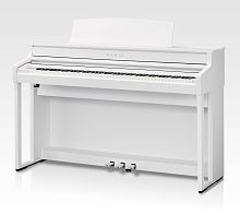 Kawai CA501W цифровое пианино, цвет белый, механика Grand Feel Compact, деревянные клавиши + банкетка