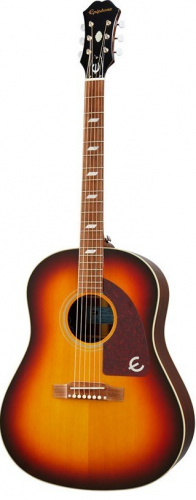 EPIPHONE Masterbilt Texan Faded Cherry Aged Gloss электроакустическая гитара, цвет вишневый