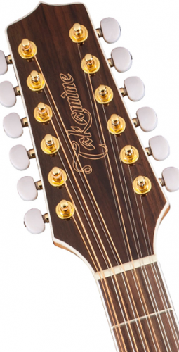 TAKAMINE G70 SERIES GJ72CE-12NAT 12-ти струнная электроакустическая гитара типа Jumbo, цвет натуральный, топ - массив ели, нижняя дека и обечайка - ог фото 2