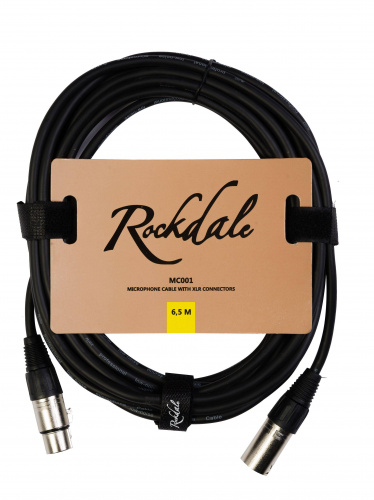 ROCKDALE MC001.20 Микрофонный кабель с разъёмами XLR для балансных соединений, OFC, 84х0,1+2х(28х0,1), длина 6,5 м фото 2