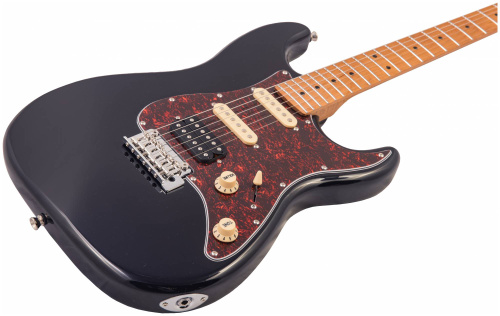 JET JS-400 BK электрогитара, Stratocaster, корпус липа, 22 лада, HSS, tremolo, цвет BK фото 11