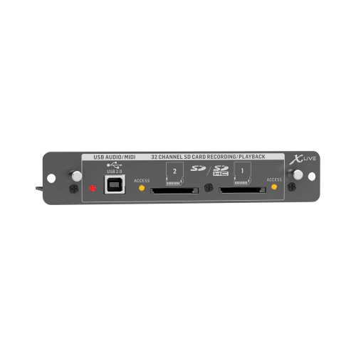 Behringer X-LIVE двойной рекордер/плеер на SD/SDHC карты, 32 канальный двухнаправленный аудиоинтерфейс USB 2.0