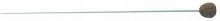 GEWA BATON дирижерская палочка 38 см, белый фиберглас, пробковая круглая ручка (912506)