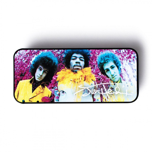 Dunlop Jimi Hendrix Experienced JHPT01M Pick Tin сувенирный набор медиаторов в пенале, средние, 12ш фото 2