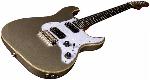 JET JS-500 SLS электрогитара, Stratocaster, корпус липа, 24 лада, HH, 1V1T, tremolo, цвет SLS фото 5