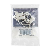 DUNLOP 9001R White Plastic Thumbpicks Small упаковка медиаторов когтей (12шт.)