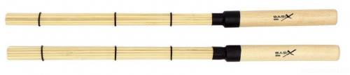 BASIX Rods Heavy барабанные щетки бамбук деревянная ручка фото 2