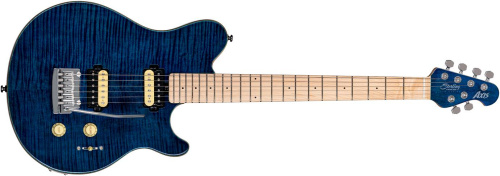 STERLING AX3FM-NBL-M1 электрогитара Axis in Flame Maple Neptune Blue