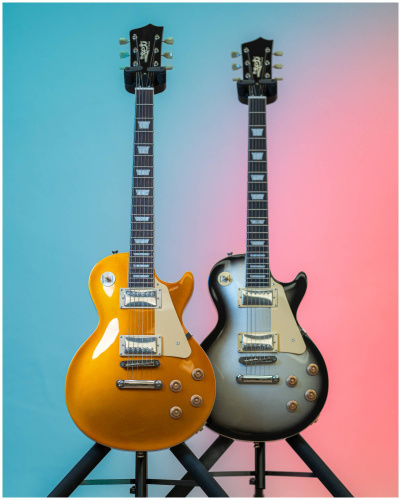 JET JL-500 SLB электрогитара, Les Paul, корпус красное дерево, HH, цвет Silverburst фото 7