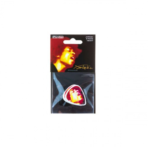 Dunlop Jimi Hendrix Electric Ladyland JHP03H 6Pack медиаторы, жесткие, 6 шт.