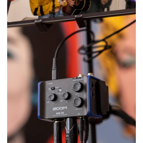 Zoom AMS-24 - Аудиоинтерфейс для музыки и стриминга фото 6