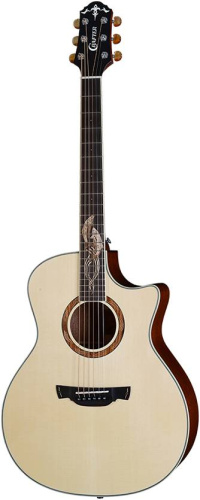 CRAFTER SM G-MAHOce электроакустическая гитара, верхняя дека Solid ель, корпус Solid красное дерев