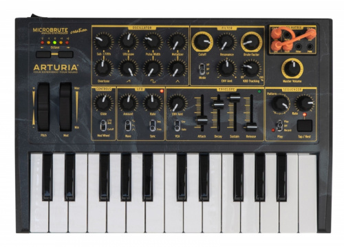 Arturia MicroBrute Creation Edition Монофонический аналоговый синтезатор, 25 мини-клавиш, VC осцилля фото 3