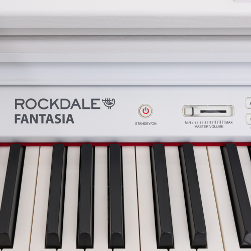 ROCKDALE Fantasia 128 Graded White цифровое пианино, 88 клавиш. Цвет белый. фото 10