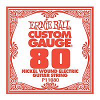 Ernie Ball 11080 струна для бас гитар. никель, калибр 080