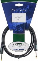 Cordial CCFI 1,5 PP инструментальный кабель моно-джек 6,3 мм/моно-джек 6,3 мм, 1,5 м, черный