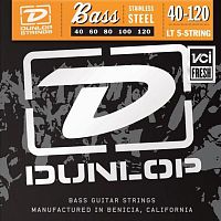 Dunlop DBS40120 струны для 5-ти струнной бас гитары сталь 40-120