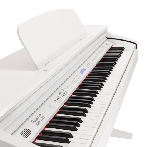 ROCKDALE Keys RDP-7088 White цифровое пианино, 88 клавиш. Цвет - белый. фото 9