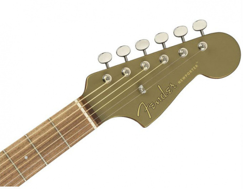 FENDER Newporter Player Olive Satin электроакустическая гитара цвет зеленый фото 4
