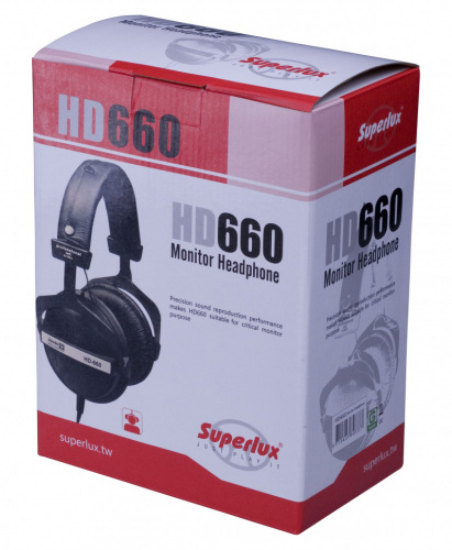 Superlux HD660 профессиональные наушники для мониторинга фото 3