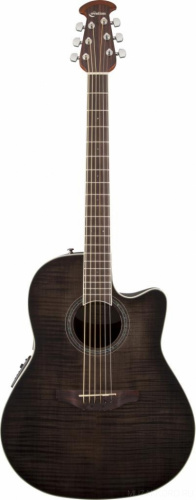 OVATION CS24P-TBBY Celebrity Standard Plus Mid Cutaway Trans Black Flame Maple гитара (Китай) (OV531228)