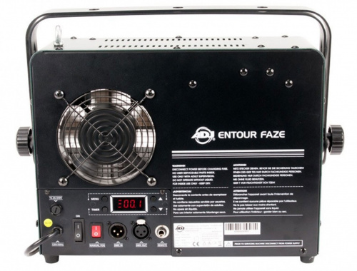 American DJ Entour Faze Генератор Faze мощность 450W. Жидкость на водной основе. Производительность дымки: 4000 кубических футов в минуту (вентилятор  фото 3