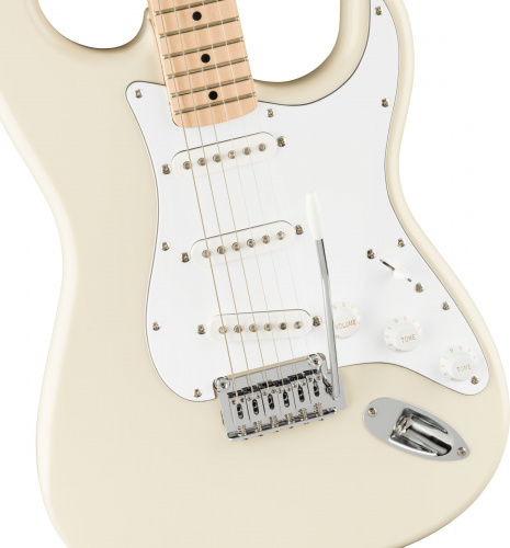 FENDER SQUIER Affinity Stratocaster MN OLW электрогитара, цвет белый фото 3